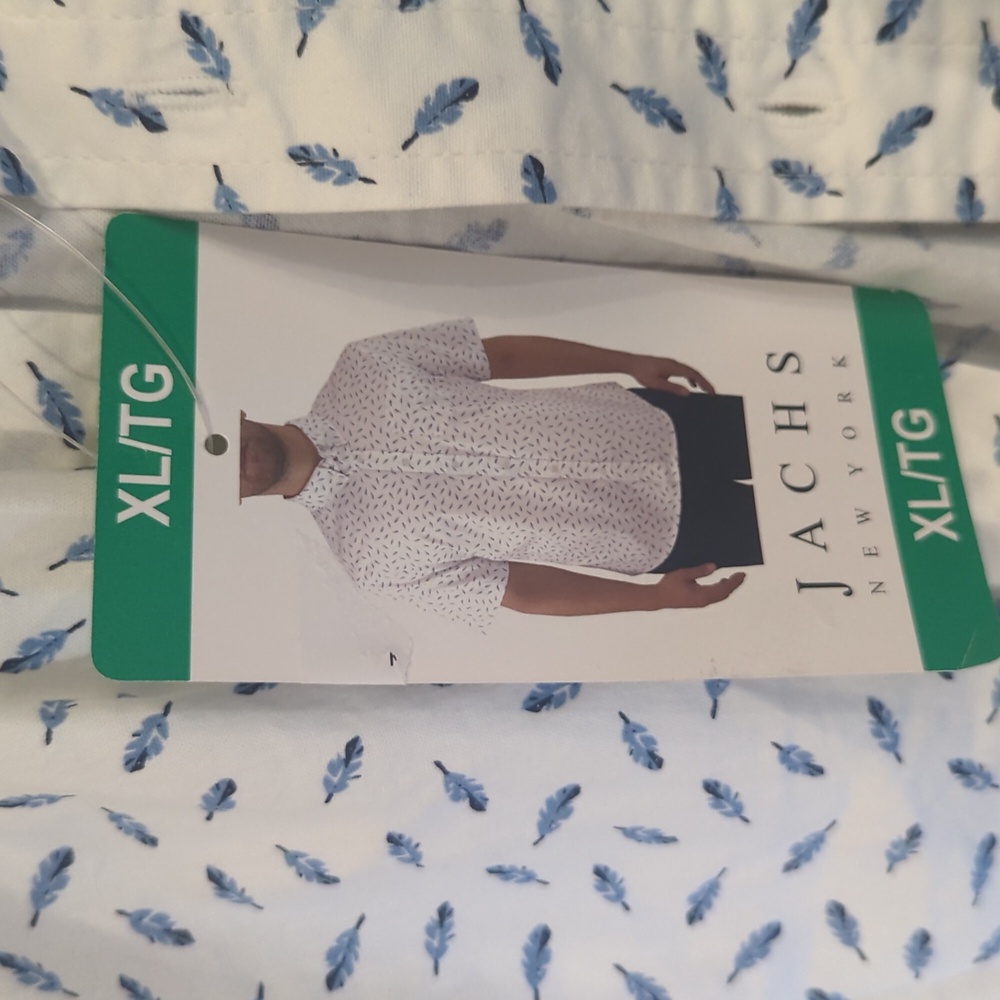 XL: Jachs New York Printed Short Sleeve Shirt, Men’s size XL